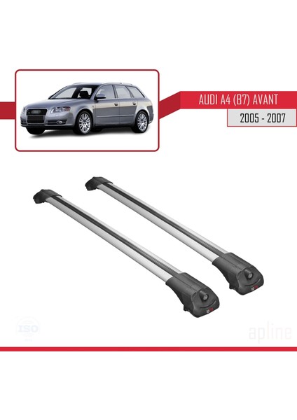Audi A4 Avant (B7) 2005-2007 Arası ile Uyumlu Ace-1 Ara Atkı Tavan Barı Gri modelleri