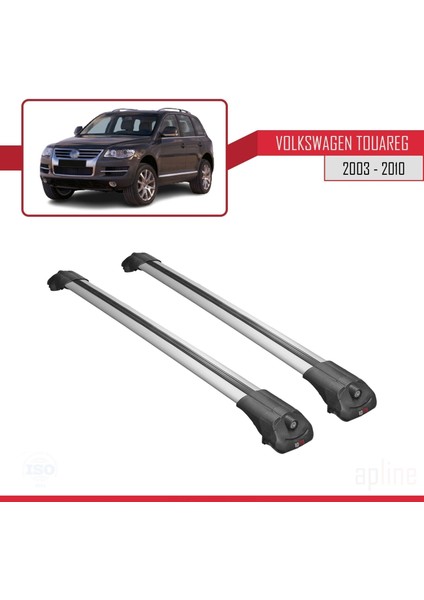 Volkswagen Touareg 2003-2010 Arası ile Uyumlu Ace-1 Ara Atkı Tavan Barı Gri modelleri