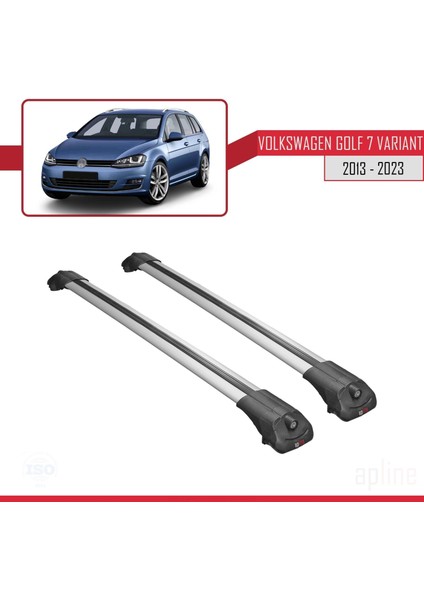 Volkswagen Golf 7 Varıant 2013 ve Sonrası ile Uyumlu Ace-1 Ara Atkı Tavan Barı Gri
