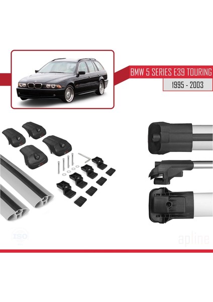 Bmw 5 Serisi (E39) Tourıng 1995-2003 Arası ile Uyumlu Ace-1 Ara Atkı Tavan Barı Gri indirimleri