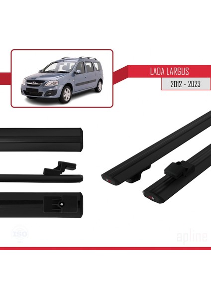 Lada Largus 2012 ve Sonrası ile Uyumlu Basıc Model Ara Atkı Tavan Barı Siyah modelleri