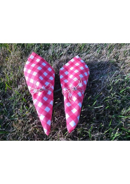 Kırmızı Pötikare Servis Peçetesi 6'lı fiyatları