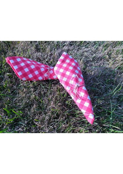 Kırmızı Pötikare Servis Peçetesi 6'lı fırsatları