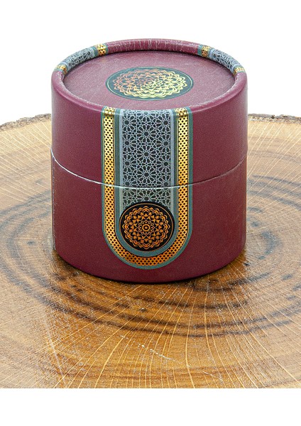 Silindir Kutulu Inci Tesbihli Taşlı Zikirmatikli Mevlüt Hediyelik Seti Bordo modelleri