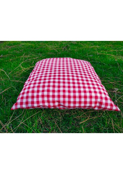 Kırmızı Pötikare Minder Tekli modelleri