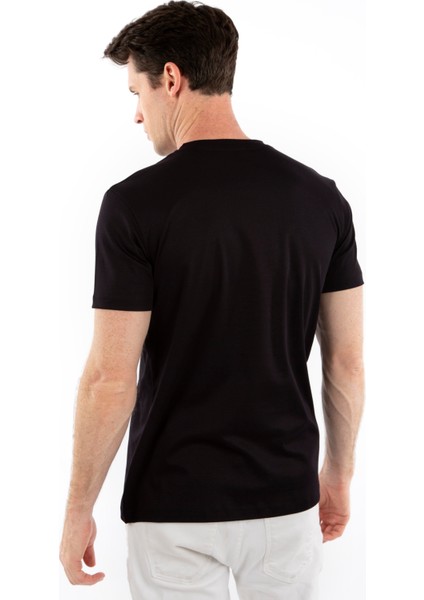 V Yaka, Kısa Kollu Erkek T-Shirt