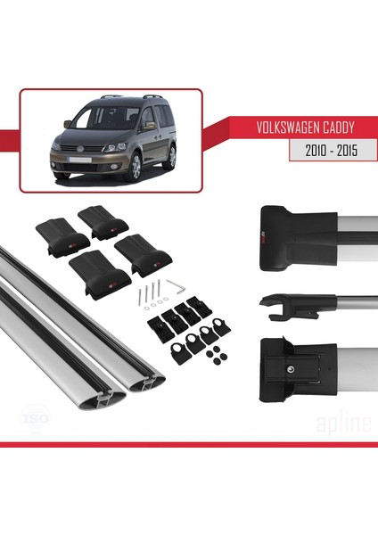 Volkswagen Caddy 2010-2015 Arası ile Uyumlu Fly Model Ara Atkı Tavan Barı Gri indirimleri