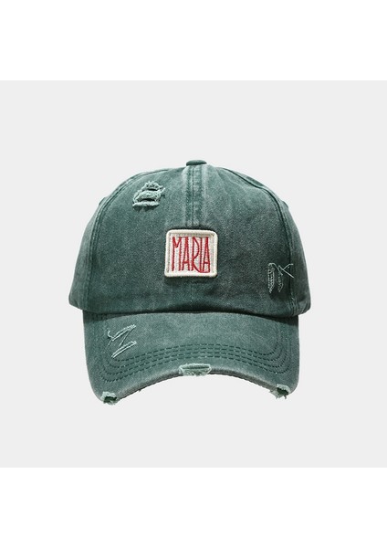 Vintage Yıkanmış Pamuklu Beyzbol Şapkası Unisex Moda Harfleri Erkekler Için Nakış Şapkaları Kadın Hip Hop Kapakları Bahar Yaz Snapback Şapka (Yurt Dışından)