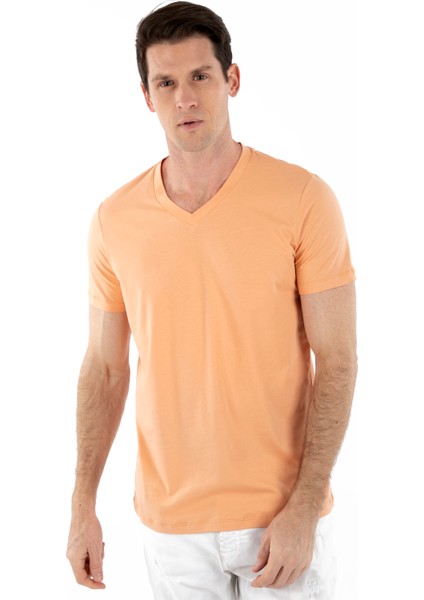 V Yaka, Kısa Kollu Erkek T-Shirt modelleri