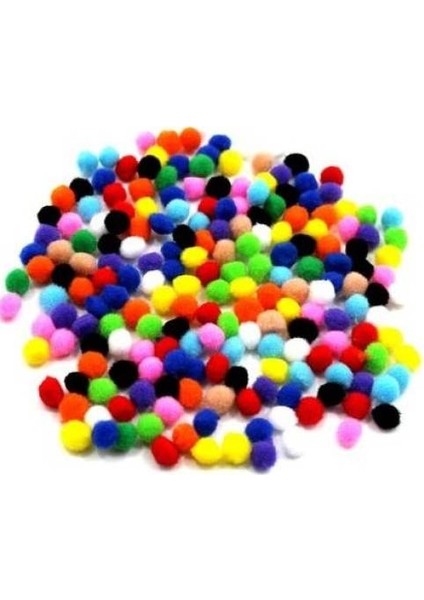 Ponpon 20 mm 30 Lu 1 Paket Karışık Renk