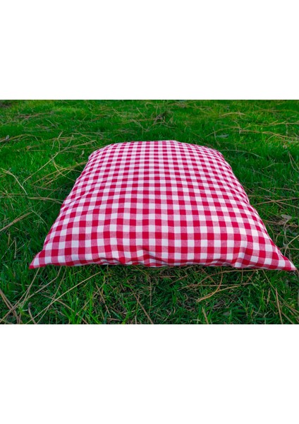 Kırmızı Pötikare Minder 4'lü modelleri