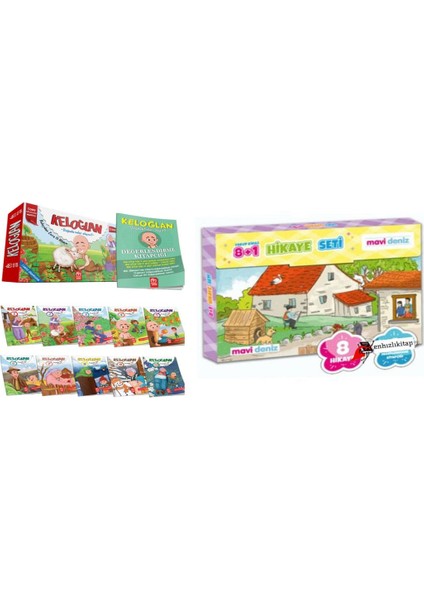 1. Sınıf Hikaye Seti Keloğlan (Doğada Neler Oluyor?) - Mavideniz Hikaye Seti 8-1
