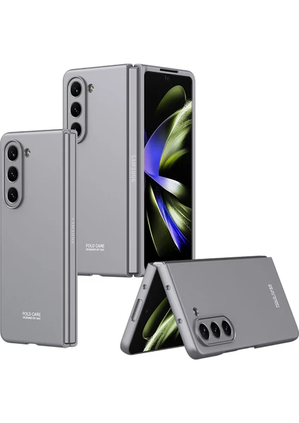 Lyon Tech Samsung Galaxy Z Fold 5 Kılıf Zore Sert Kıpta Kapak