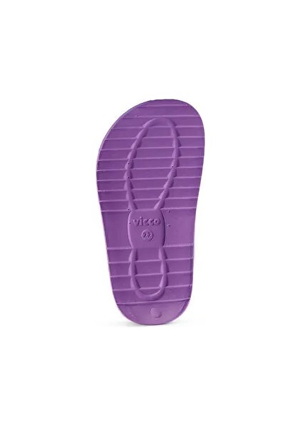 Miyu 2 Patik Phlon Cırtlı Çocuk Sandalet Lila