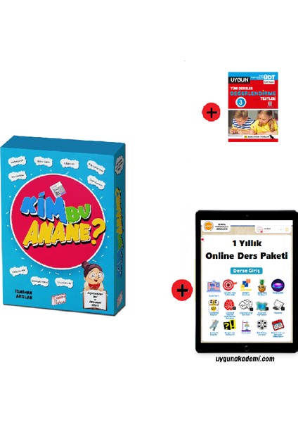 3. Sınıf Hikaye Kitabı Seti Kim Bu Anane Yeni + Sadık Uygun Yayınları Tüm Dersler 3. Sınıf Test Kitabı Yeni + 1 Yıllık Online Ders Paketi Yeni