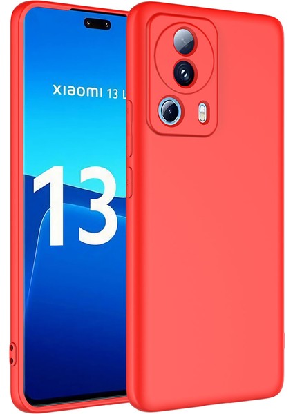 Xiaomi Mi 13 Lite Kılıf Kadife Iç Yüzey Yumuşak Dokulu Kamera Korumalı Ince Silikon Kapak (Mara)