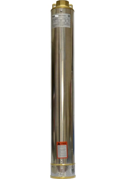 Impo Rd Pompa Motor 4sd4/10 Bronz Başlıklı 1hp Trifaze Derin Kuyu Dalgıç Pompa