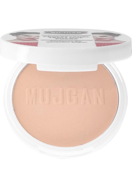 Profesyonel Mat Makyaj Pudrası Açık Ten Renk Tonu 1 Yağ Kontrolü ve Mat Bitiş modelleri