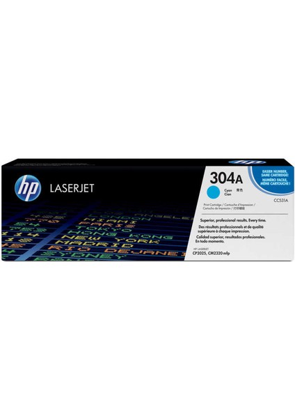 HPZR Hp 304A-CC531A Orjinal Mavi Toner