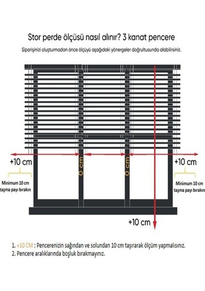 Düz Polyester (Etek Dilimli) Stor Perde