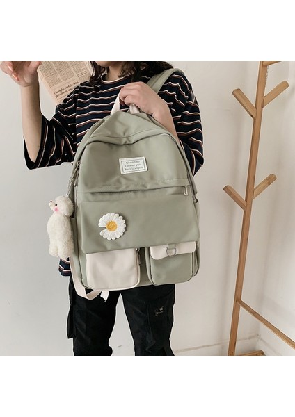 Moda Rahat Sırt Çantası + Oyuncak Ayı Kolye (Yurt Dışından)