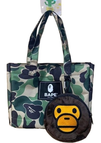 Bape Kamuflaj Katlanır Çok Amaçlı Omuz Çantası (Yurt Dışından)