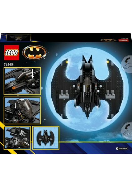 LEGO® DC Batman Batwing: Batman™ Joker'e Karşı 76265 - 8 Yaş ve Üzeri Çocuklar için İkonik Süper Kahraman Uçağı İçeren Yaratıcı Oyuncak Yapım Seti (357 Parça)