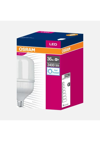 LED Value 36W (197W) E27 Beyaz LED Ampul