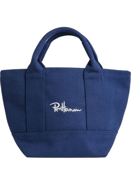 Ron Herman Mini Kanvas Işlemeli Tote (Yurt Dışından)