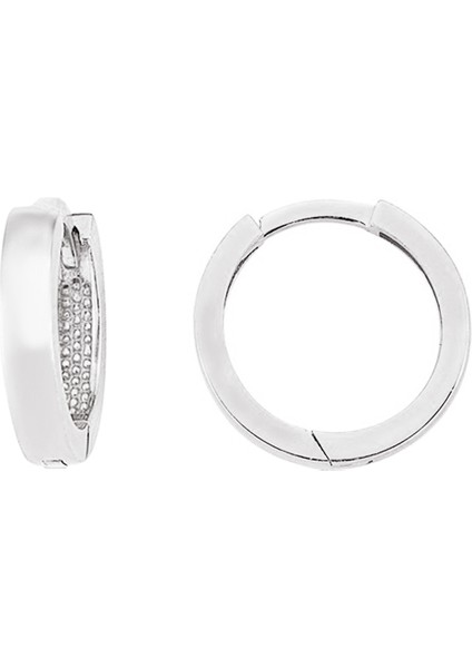 Beyaz Altın Ufak Halka Küpe