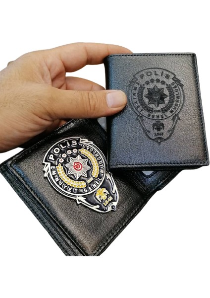 Polis Rozetli Cüzdan