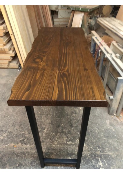 Doğal Ağaç Kütük Bar Masa 60X120.CM fiyatları