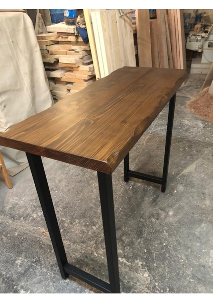 Doğal Ağaç Kütük Bar Masa 60X120.CM modelleri