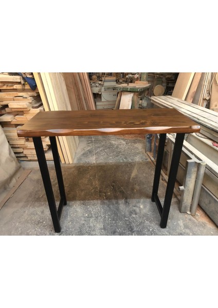 Doğal Ağaç Kütük Bar Masa 60X120.CM fırsatları