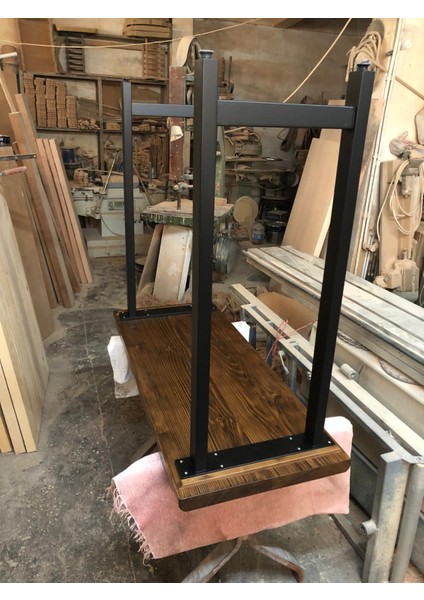 Doğal Ağaç Kütük Bar Masa 60X120.CM indirimleri