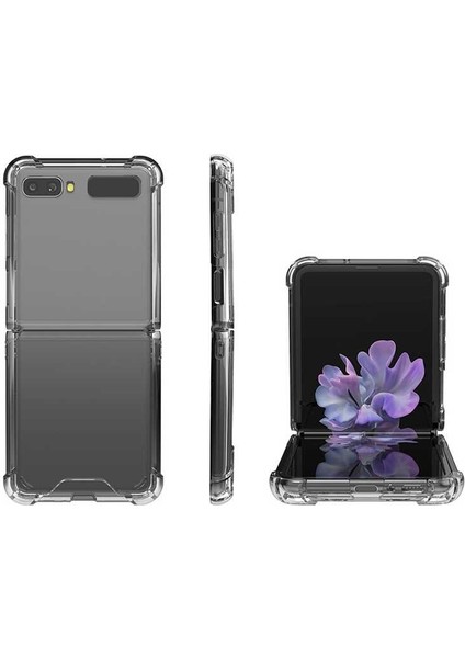 Samsung Galaxy Z Flip 3 Uyumlu Wall Serisi Airbag Köşeli Nitro Anti-Shock Silikon Kılıf fırsatları