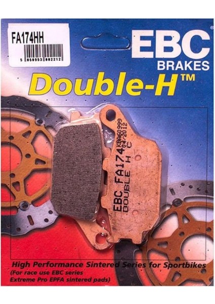 Suzukı Dl 650 V-Storm Xt Abs Arka Fren Organik 1 Takım Balata Ebc Sinter Metal