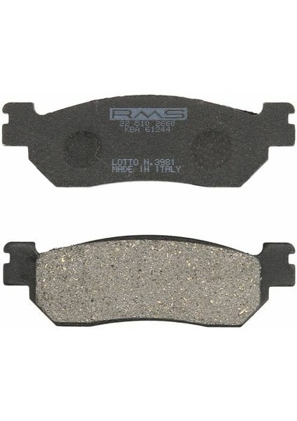 Yzf R6 1999-2002 Arka Fren Organik 1 Takım Balata Rms