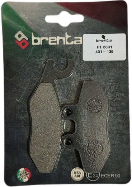 Pıaggıo Lıberty 150 Ön Fren Organik 1 Takım Balata Brenta