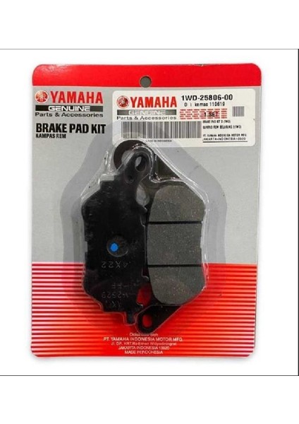 mt 25 Arka Fren Organik 1 Takım Balata Orijinal