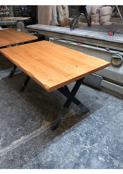 Kayın Rengi Kütük Masa 130X80.CM fiyatları