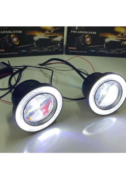Erkaotomotiv Beyaz Angel Sis Farı 76 mm Üniversal Mercekli Sis