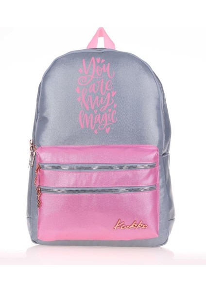 Sparkle Sırt Çantası Duble Gri K1569