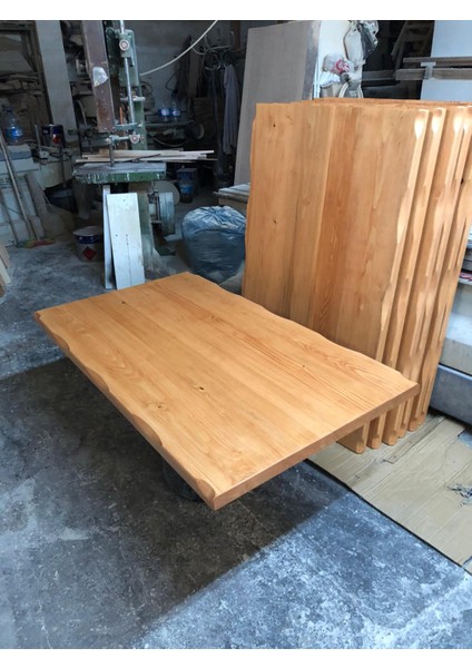 Kayın Rengi Kütük Masa Üstü 120X75.CM