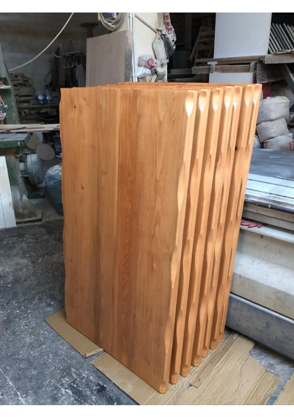 Kayın Renk Kütük Masa Üstü 140X80.CM