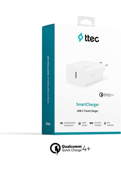 T.tec Şarj Type-C Başlık 20 Watt 2SCS22B
