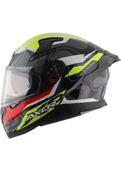 Apex Turbine 2 Kask Neon Yellow Pink