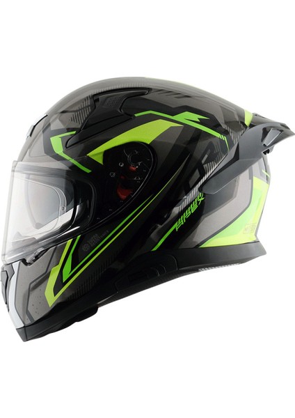 Apex Road Trip Kask Grey Neon Green