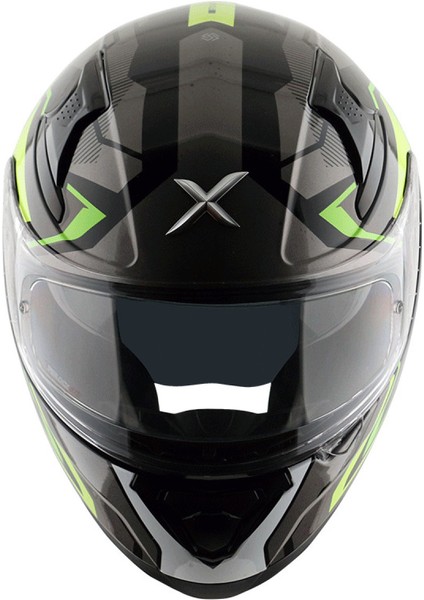 Apex Road Trip Kask Grey Neon Green