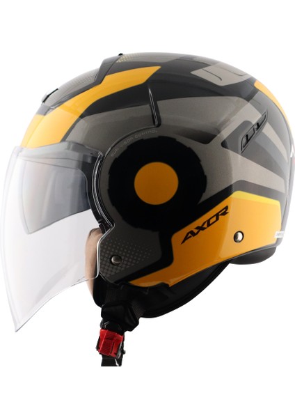 Striker Kask Ultron Black Yellow Gloss